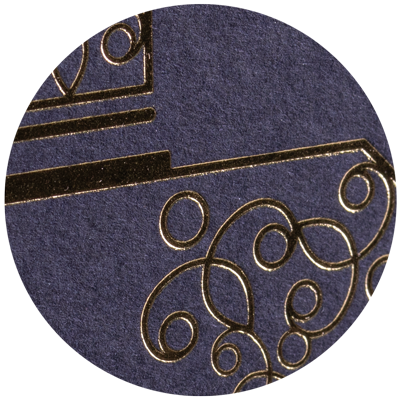 Prägefolie Gold glänzend einseitig