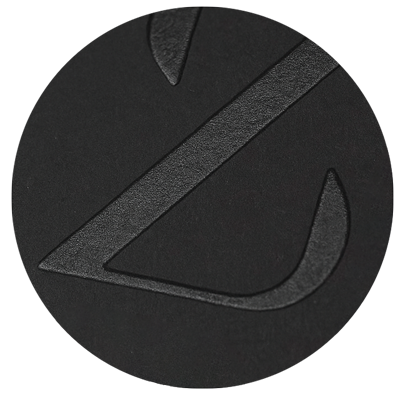 Prägefolie schwarz matt einseitig