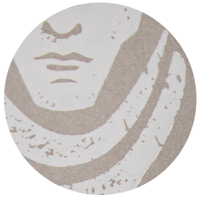 Prägefolie weiß matt zweiseitig