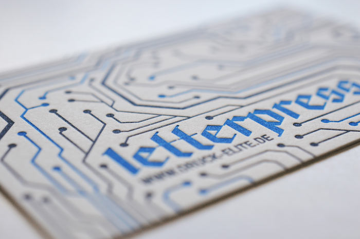 Visitenkarte Letterpress