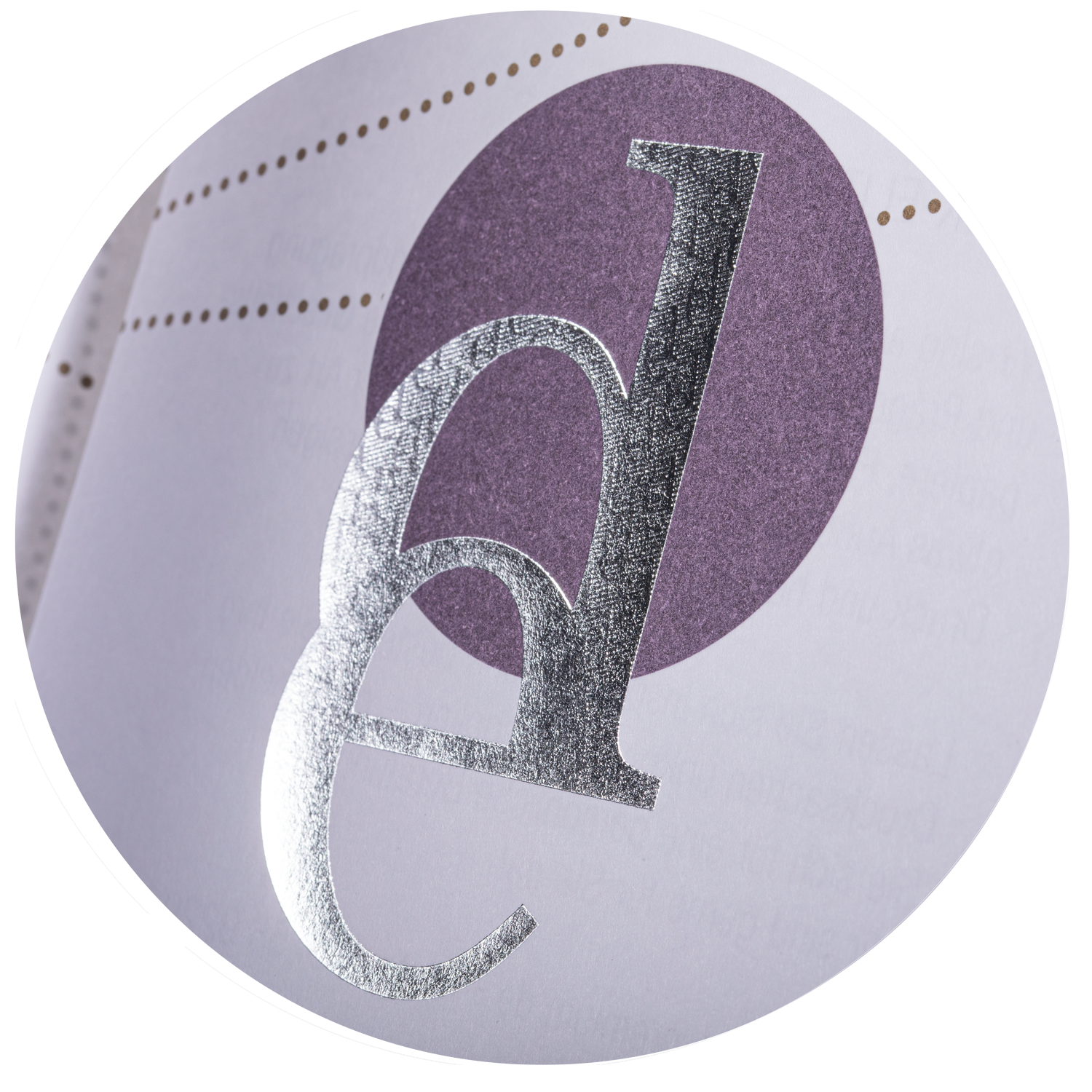 Prägedruck Beispiel